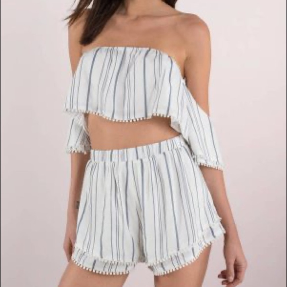 Tobi | Lockdown Blue and White 2-Piece Set